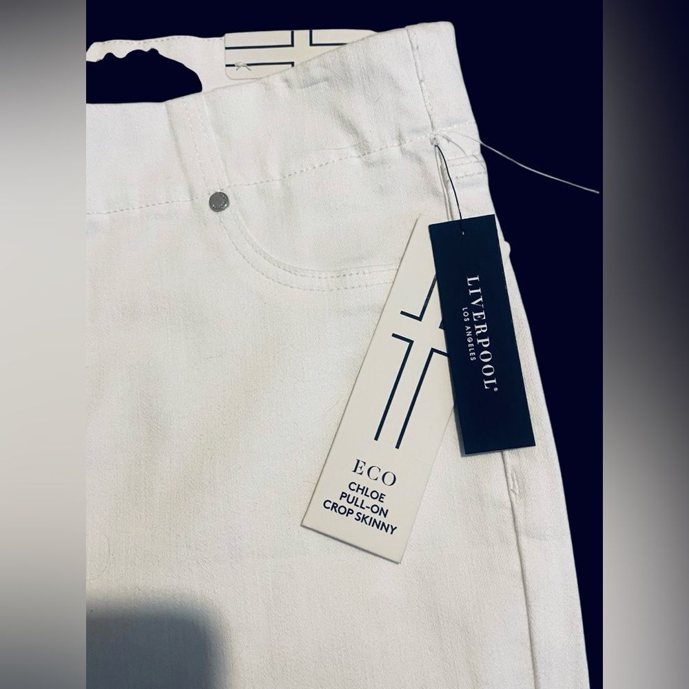 Liverpool | Liverpool Eco Chloe Pull-on crop jeans | women’s stretch crop NWT 6 - Picture 9 of 13